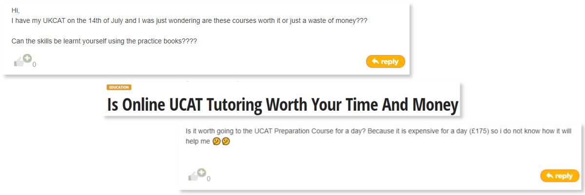 Student UCAT Questions Online